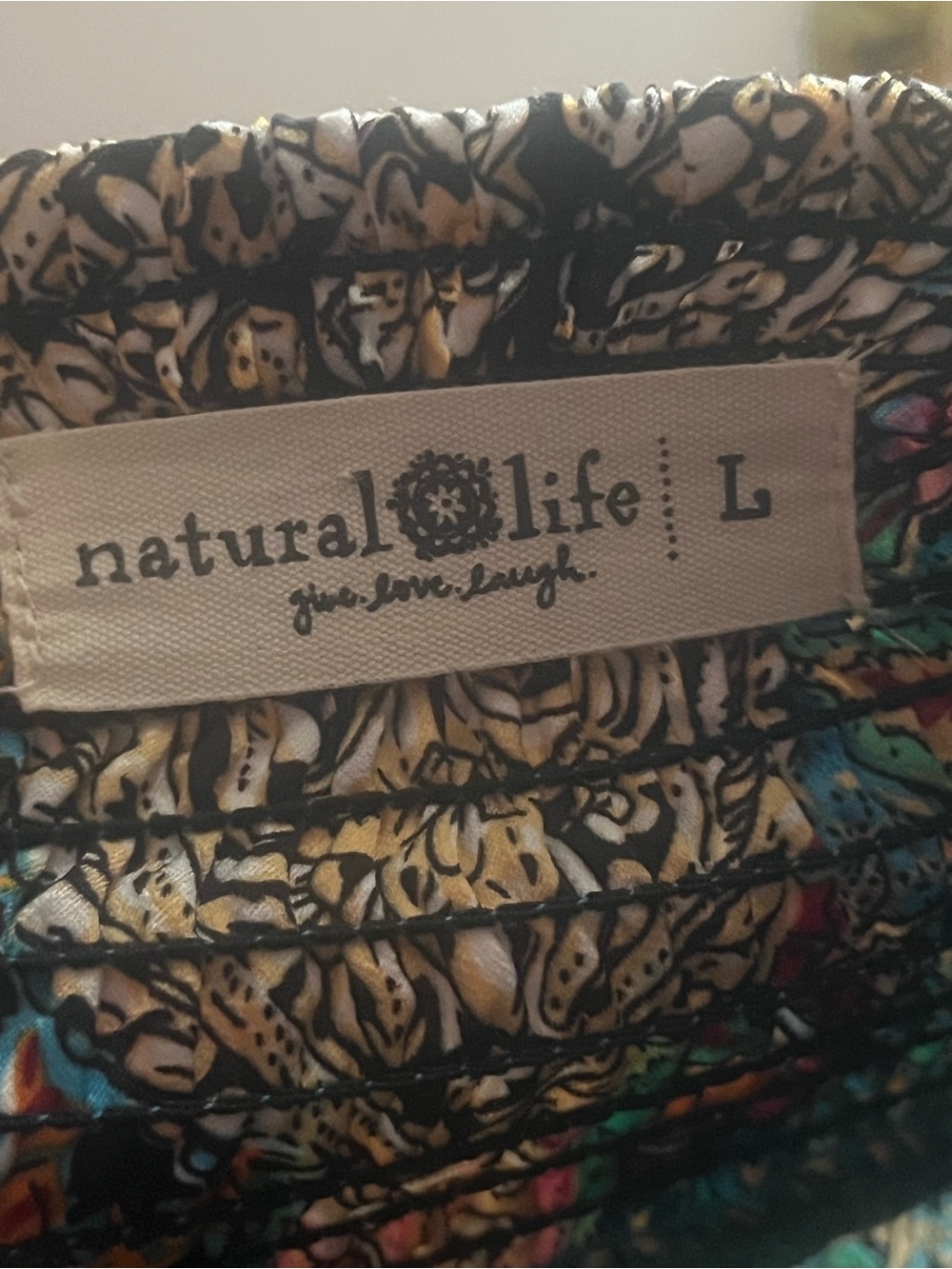 NATURAL LIFE Paisley Maxi Skirt - Teal, Rust, Gold, Cream - Picture 2 of 2